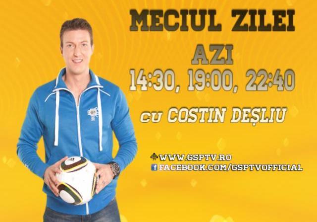 Derby de Romania se joaca la GSPTV! Cele mai importante informatii despre Dinamo-Steaua sunt la "Meciul Zilei"