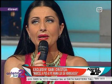Gabriela Cristea: "Am constatat ca gatitul era o corvoada pentru Marcel si imi pare rau"