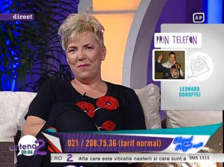 Cantareata Silvia Dumitrescu, idolul copilariei lui Leonard Doroftei. Va amintiti de "Vecina"? (VIDEO)