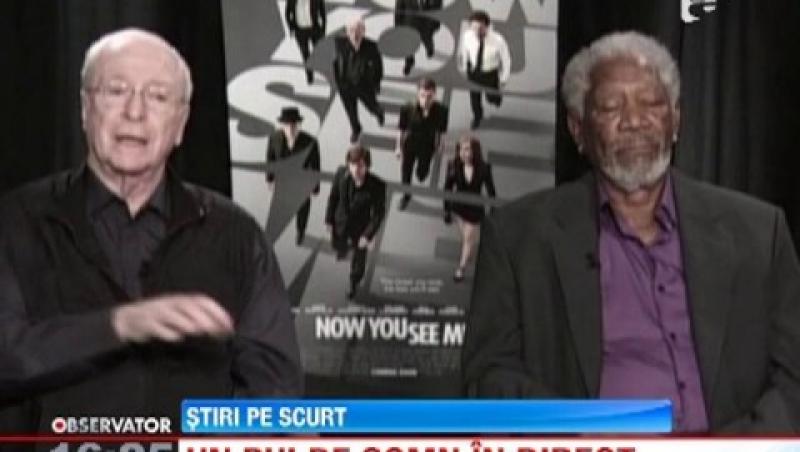 Si actorii obosesc cateodata, nu-i asa? Morgan Freeman a atipit in direct, in timpul unui interviu televizat!