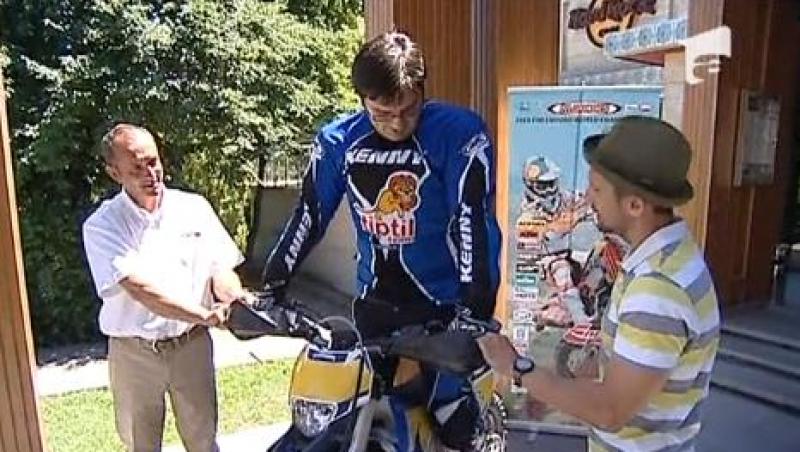 Dani Otil i-a dat lectii de enduro ministrului Nicolae Banicioiu