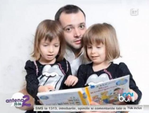 Gemenele lui Mihai Morar sunt in dilema: "Auzi? Ala e tati sau Spiderman?" (FOTO)