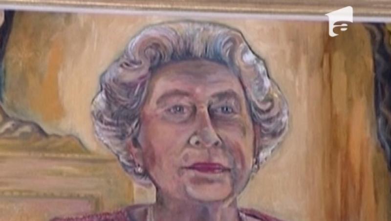 Britanicii, nemultumiti de noul portret al Reginei Elisabeta a II-a