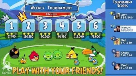 Angry Birds Friends, un nou joc gratuit ajunge pe iOS si Android