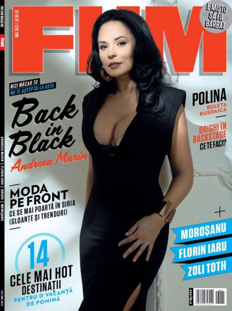 Andreea Marin in revista FHM: "Ma simt femeie in adevaratul sens al cuvantului!"