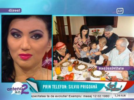 Exclusiv! Adriana, felicitata in direct la "Incepe Bahmu" de Silviu Prigoana: "Sa stii ca am sters cu buretele tot, de dragul copiilor!"
