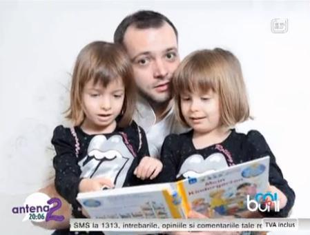 "Tati, te iubesc, esti ca un print!", cuvinte emotionante adresate lui Mihai Morar de catre fiice! (VIDEO)