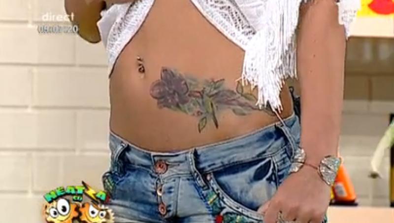 Madalina Niculae, vecina de la Neatza cu tatuaje SEXY! (VIDEO)