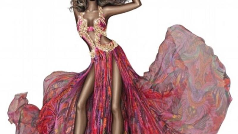 Beyonce, aproape anorexica, intr-o reclama pentru casa de moda Cavalli 