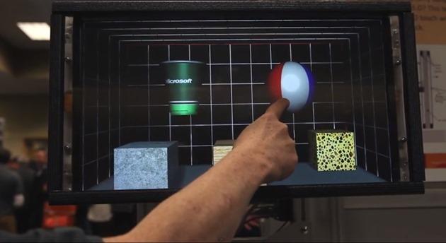 Microsoft Research demonstreaza un touchscreen capabil de feedback