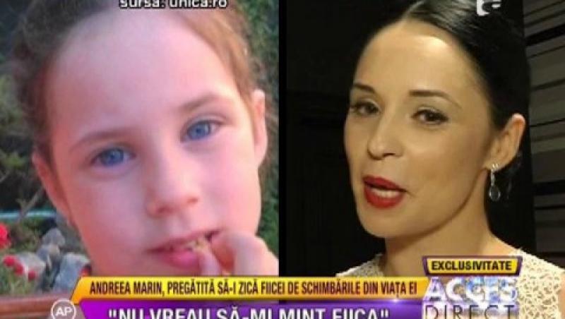 Divort cu victime colaterale: Andreea Marin o duce la psiholog pe fiica sa, Violeta!