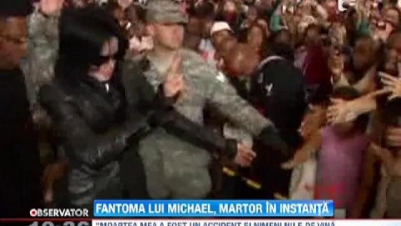 Michael Jackson, martor in Instanta... sub forma de fantoma!