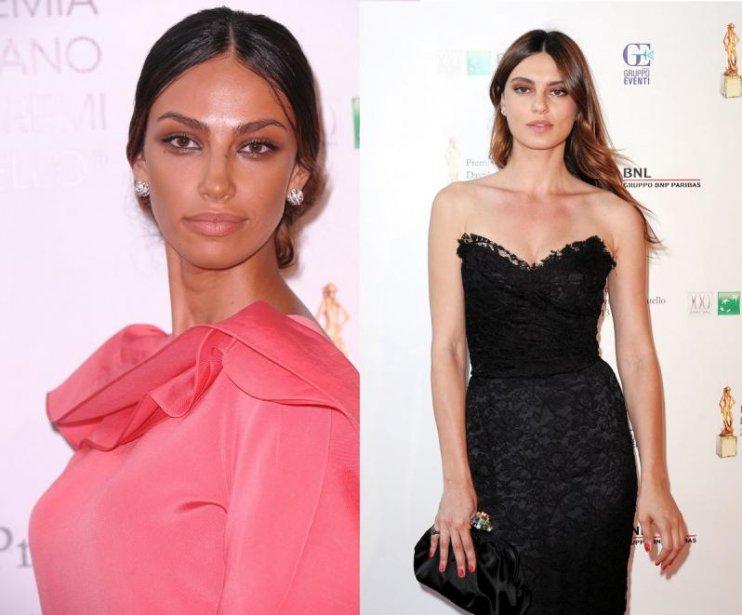 Frumoasele Romaniei fac furori in Italia: Madalina Ghenea si Catrinel Menghia, superbe la Premiile David di Donatello