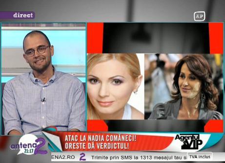 Oreste ii ia apararea Nadiei Comaneci, atacata de Luana Ibacka: "Ce autoritate ai, ca sa ataci asocierea unei vedete cu un produs legal"