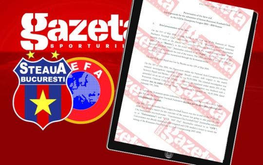 Steaua asteapta cu emotie decizia UEFA! Documentele cu care ros-albastrii spera sa ramana in Liga