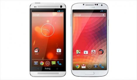 Samsung Galaxy S4 si HTC One sunt disponibile in versiuni Google Edition