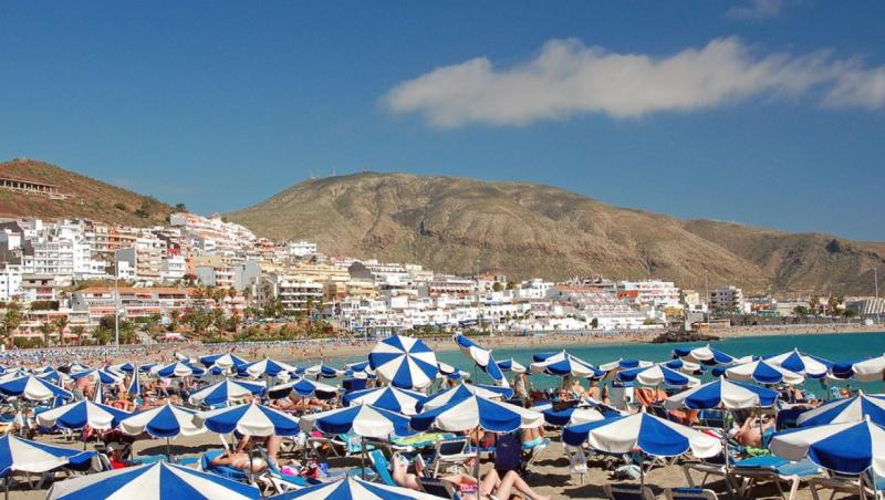 Plaje superbe in Los Cristianos, Tenerife