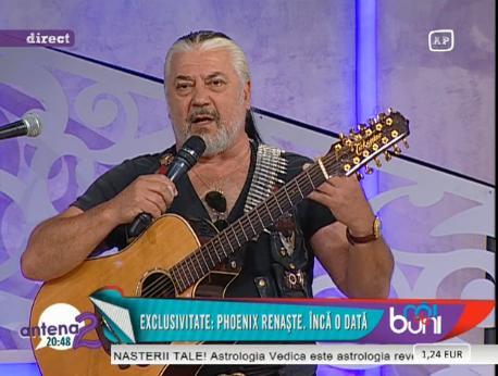 PREMIERA! Nicu Covaci, un nou album, o noua renastere Phoenix: "rasturnarea scarii de valori din Romania"