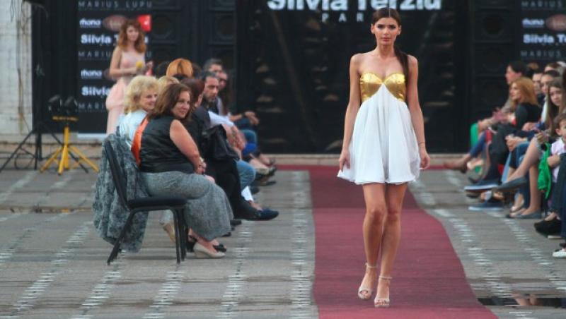 Silvia Terziu a transformat centrul Timisoarei intr-un catwalk!