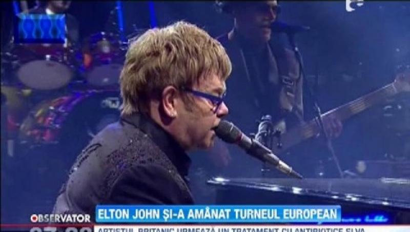Elton John e bolnav! Si-a amanat turneul european, pana la toamna