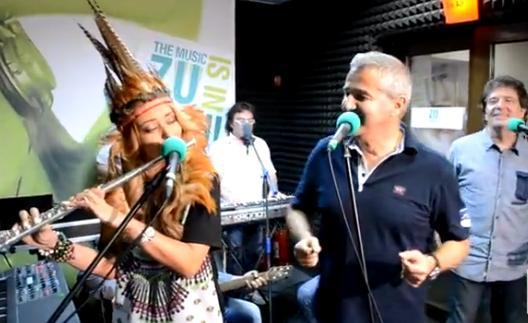 Delia si Holograf, intr-o interpretare de exceptie la Radio ZU: "Cat de departe", flaut si voce LIVE
