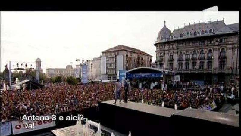 Aniversare incendiara Antena 3! Peste 50.000 de oameni au fost prezenti la concertul organizat la Craiova