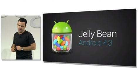 Google a anuntat un nou Jelly Bean, Android 4.3
