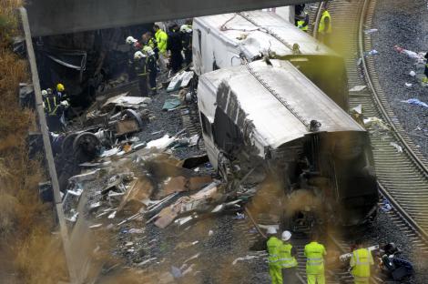 Tragedia din Spania: Mecanicul de tren acuzat de omor din imprudenta a fost eliberat din arest