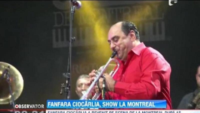 Fanfara Ciocarlia a facut spectacol la Festivalul de Jazz din Montreal