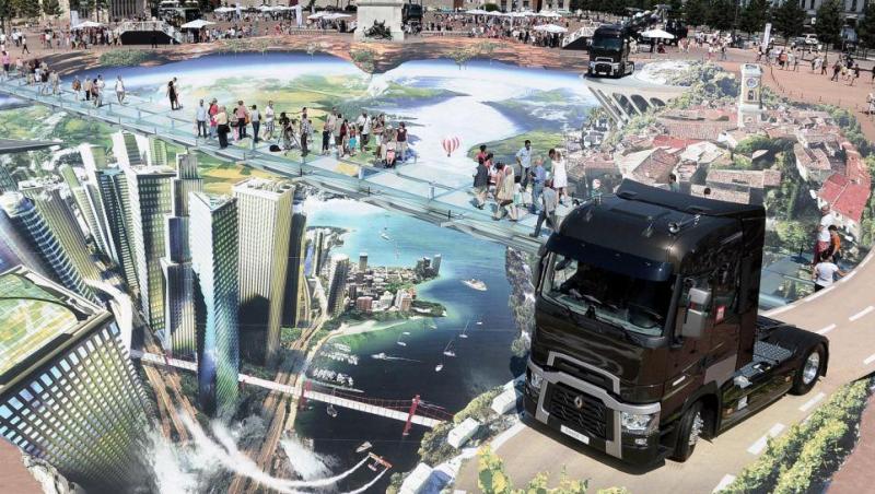 GALERIE FOTO! Desene 3D impresionante! O strada din Paris teleporteaza trecatorii intr-un alt univers