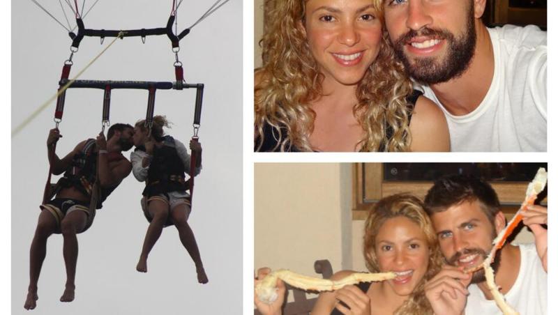FOTO: Album de vacanta: Shakira, Pique si Milan