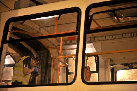Arad: Doua persoane ranite, in urma ciocnirii unor tramvaie