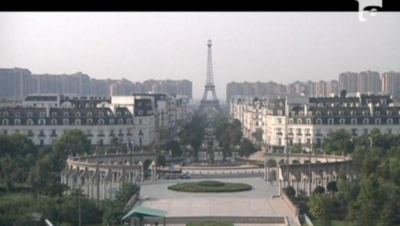 Parisul, reprodus intr-un complex rezidential din China