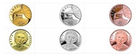 BNR lanseaza monede dedicate implinirii a 100 de ani de la nasterea Mariei Tanase