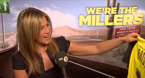 VIDEO: Jennifer Aniston, cel mai nou fan al englezilor de la Watford