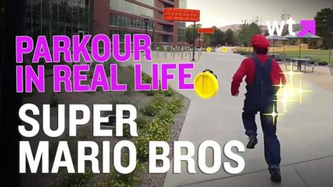 Super Mario Bros in realitate – varianta parkour (VIDEO)