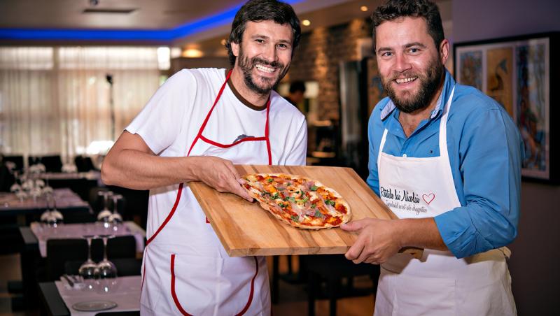 FOTO! Cosmin Tudoran start in Bucuresti ca...pizzer!