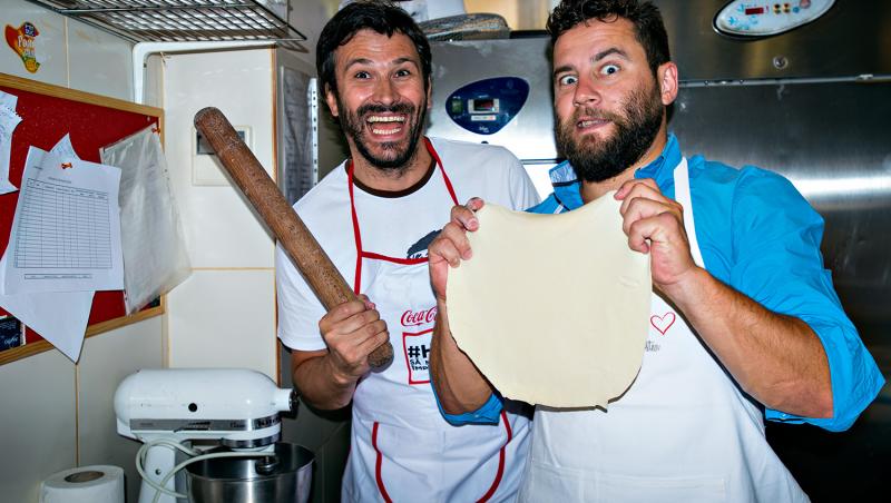 FOTO! Cosmin Tudoran start in Bucuresti ca...pizzer!