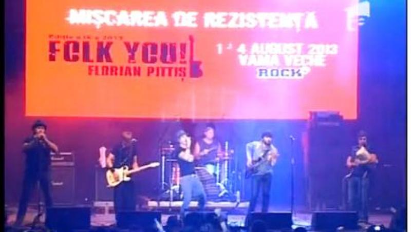 Rona Hartner si trupa Zdob si Zdub au facut spectacol pe scena festivalului 