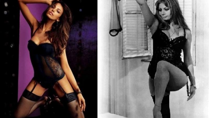Care e mai sexy? Madalina Ghenea vs. Sophia Loren
