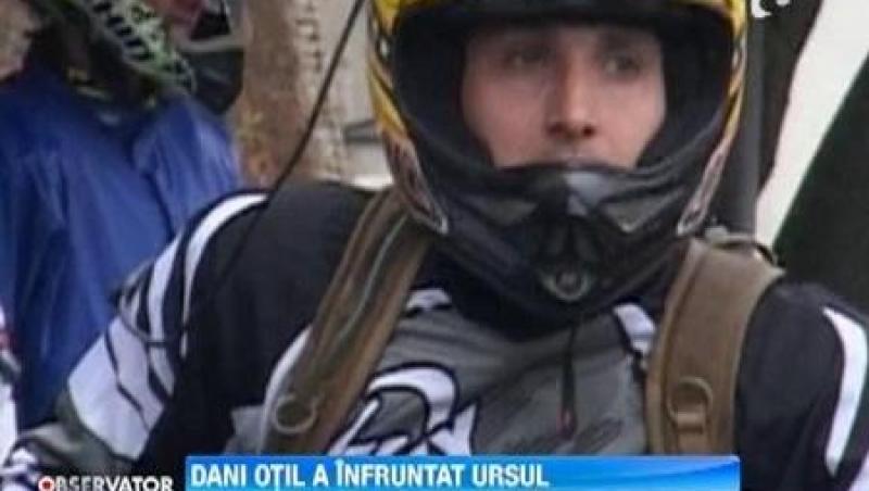 La un pas de tragedie! In timpul unui antrenament cu motocicleta, Dani Otil a dat nas in nas cu un urs