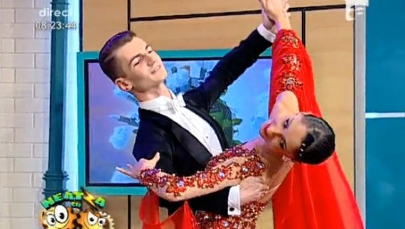 Neatza: Reprezentatie de dansuri cu campionii Maria Goslan si Antonio Stan