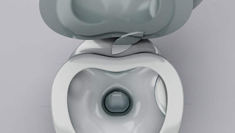 FOTO! Ultima fita de la New York: Toaleta Apple! 