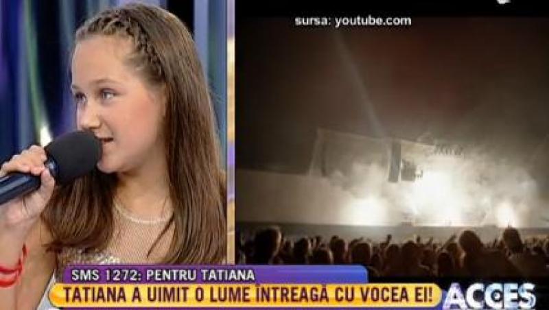 Tatiana Stefan, partenera de scena a lui Roger Waters, la numai 11 ani: 