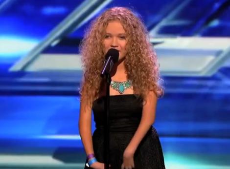 X Factor SUA: La 13 ani, a obtinut "cel mai usor DA" de la Simon Cowell si 4 milioane de fani pe YouTube!