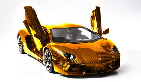 Cel mai scump Lamborghini din lume este placat cu aur, platina si diamante!