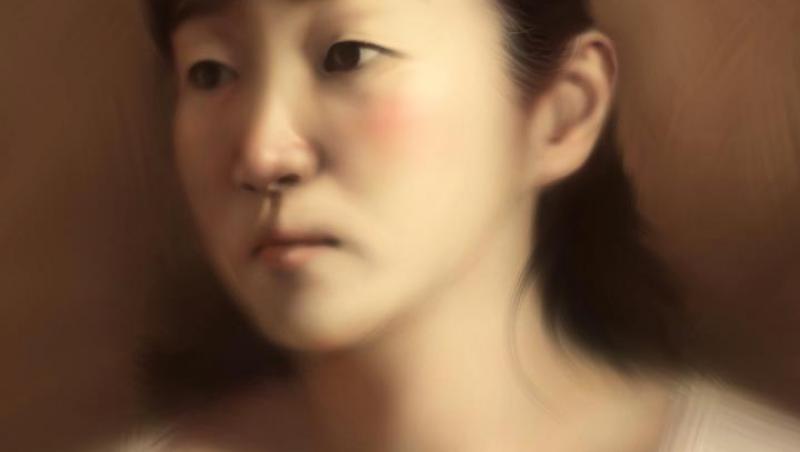 FOTO! Maiestrie japoneza: Un student realizeaza portrete pe iPhone