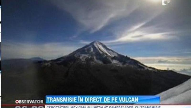 Eruptiile vulcanice din Mexic, transmise live, pe internet