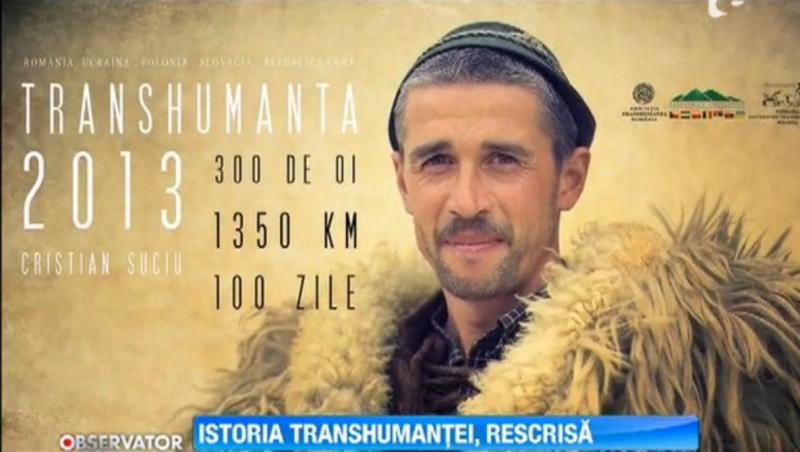 Transhumanta 2013: Un cioban din Brasov a strabatut 1.350 de kilometri cu turma sa de oi