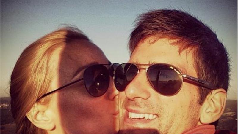 FOTO! Game, set si meci: Djokovic s-a logodit cu iubita din liceu